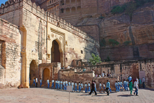梅和拉加堡；jodhpur；rajastha