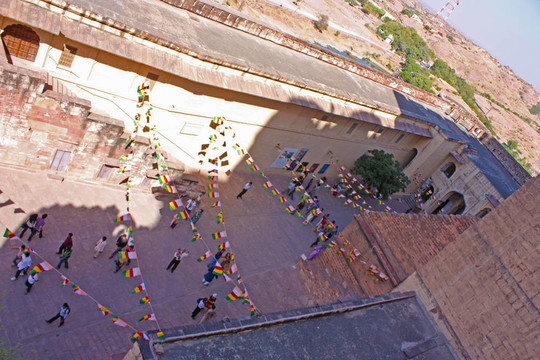 梅和拉加堡；jodhpur；rajastha