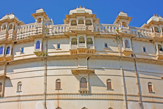 Rajasran烏代布爾市在宮殿；