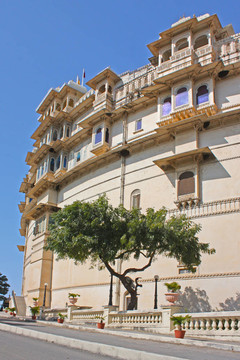 Rajasran烏代布爾市在宮殿；