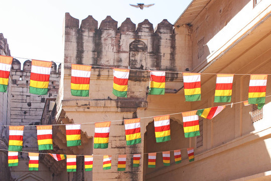 梅和拉加堡；jodhpur；rajastha