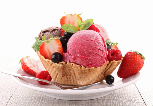 甜點；冰淇淋