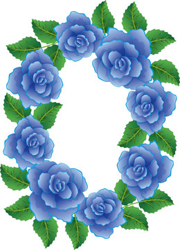 藍(lán)玫瑰框架