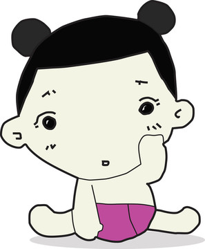 男孩卡通和人物