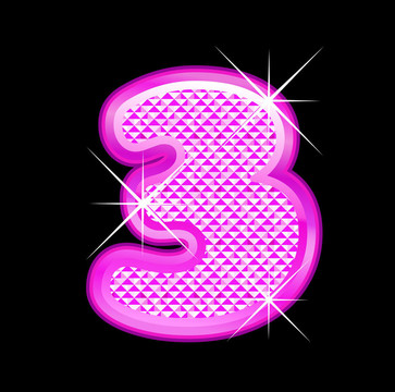 3號(hào)少女粉紅色bling bling