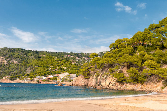 布拉瓦海岸沙灘；Begur；西班牙