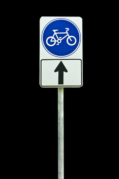 自行車道路標(biāo)志