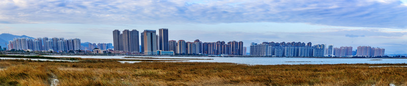 泉州灣風(fēng)光 海邊風(fēng)光 藍(lán)天背景