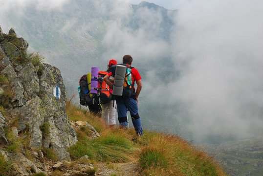 在喀爾巴阡山地越野旅游