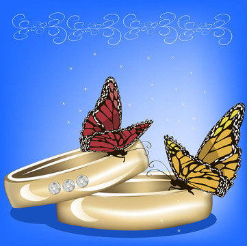 結(jié)婚戒指背景