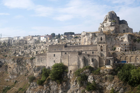 Matera（巴斯利卡塔大区；意大利）的老城区（Sassi）
