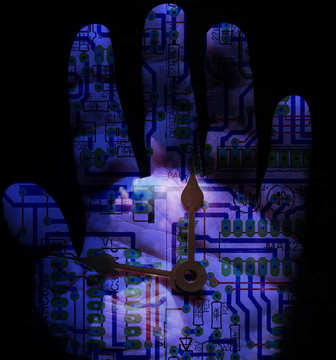 電子手