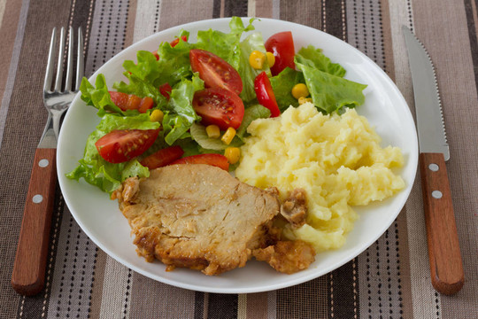 豬肉土豆泥沙拉