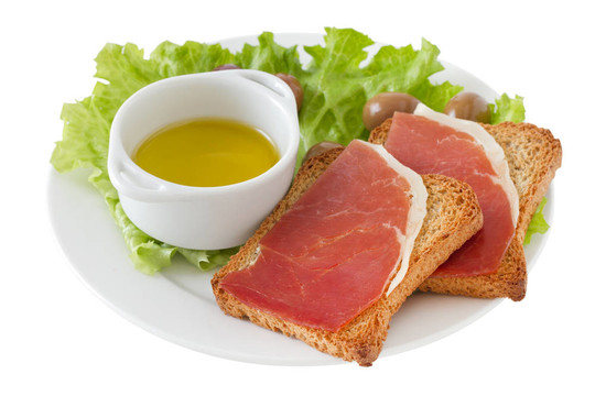 面包和火腿