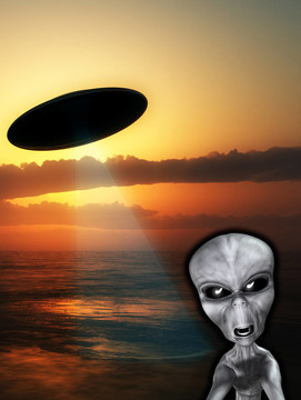 飛碟與Angry Alien