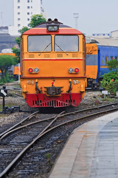 柴油機(jī)車的火車