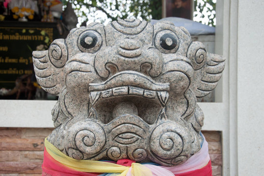 中國的獅子雕像