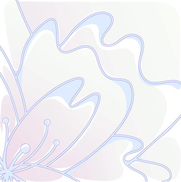 程式化的花