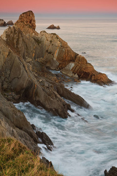驚人的海景日出