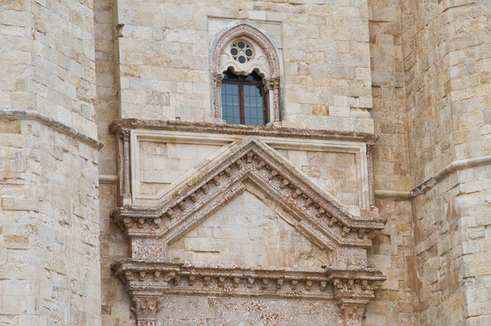 蒙特堡細(xì)部。Andria。Apulia。