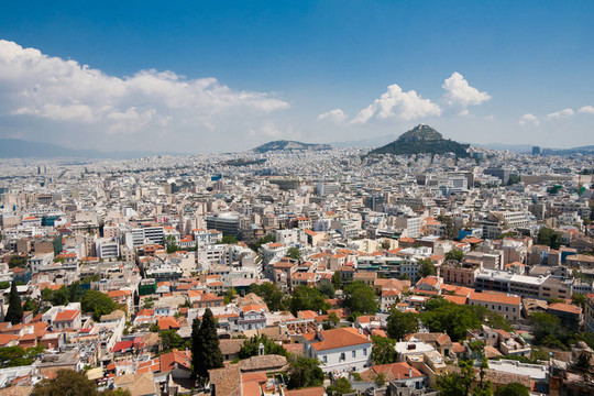 Athens和Lykavitos Hill