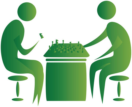 兩個人下棋