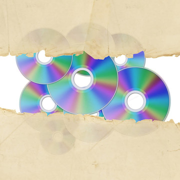 舊貨撕紙和光盤