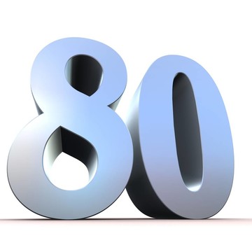 銀數- 80