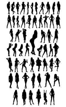 女人的輪廓
