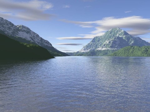 計算機生成山地場景