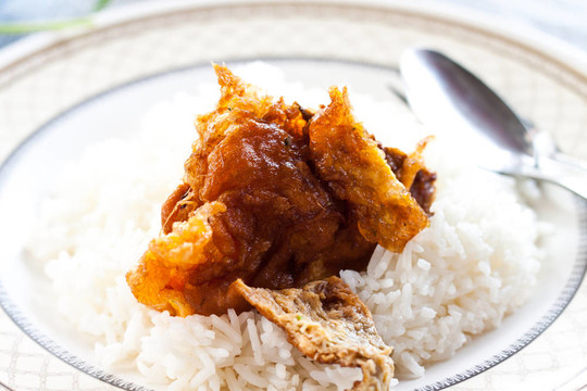 泰國菜Rice和羅勒