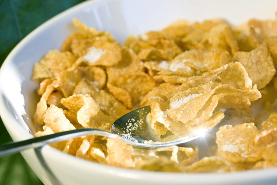 清晨的麥片粥
