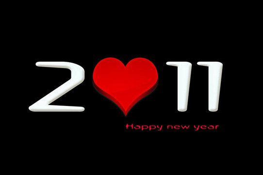 新年快樂美麗2011