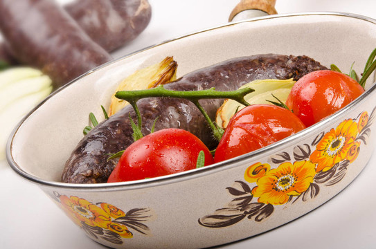krupniok傳統(tǒng)血香腸在波蘭美食