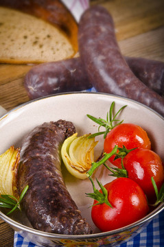 krupniok傳統(tǒng)血香腸在波蘭美食