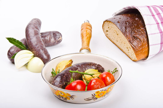 krupniok傳統(tǒng)血香腸在波蘭美食