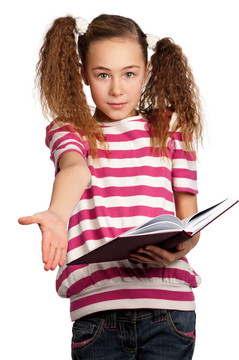 女孩的書