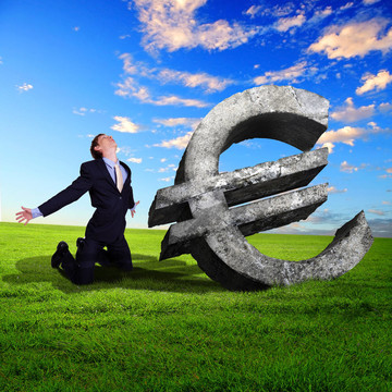 商業(yè)與金錢主題拼貼