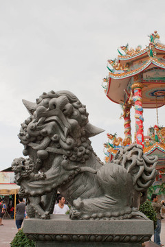 中國(guó)的獅子雕像