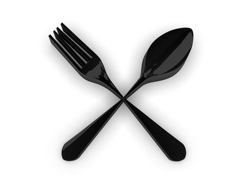 Black Spoon和Fork