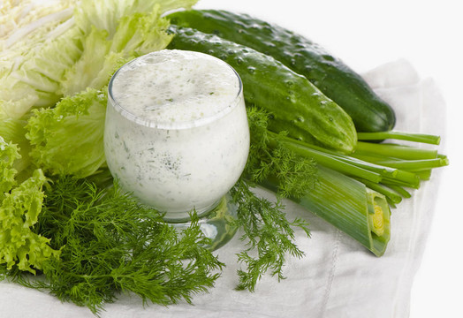 綠色蔬菜冰沙