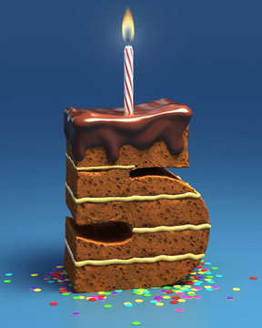 五號(hào)生日蛋糕