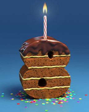 八號生日蛋糕