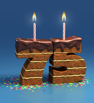 75號生日蛋糕