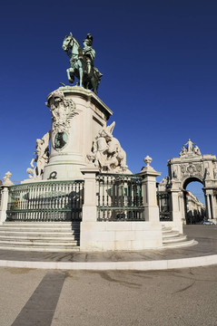 雕像在Lisbon
