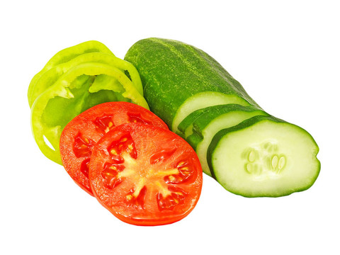 鮮切蔬菜。