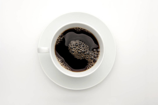 白底咖啡杯