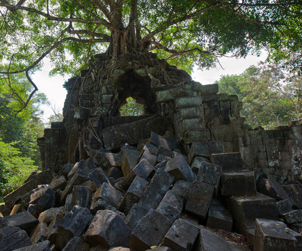 崩密列遺址；吳哥城；柬埔寨