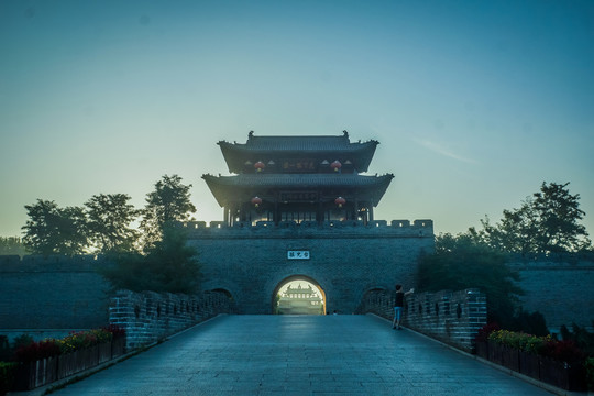 臺(tái)兒莊古城風(fēng)光