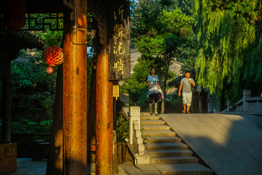臺(tái)兒莊古城街景